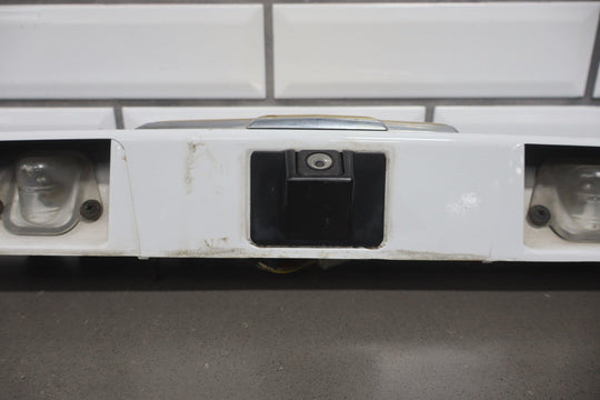 2013 Chevrolet Suburban Tail Finish Panel OEM with Backup Camera White