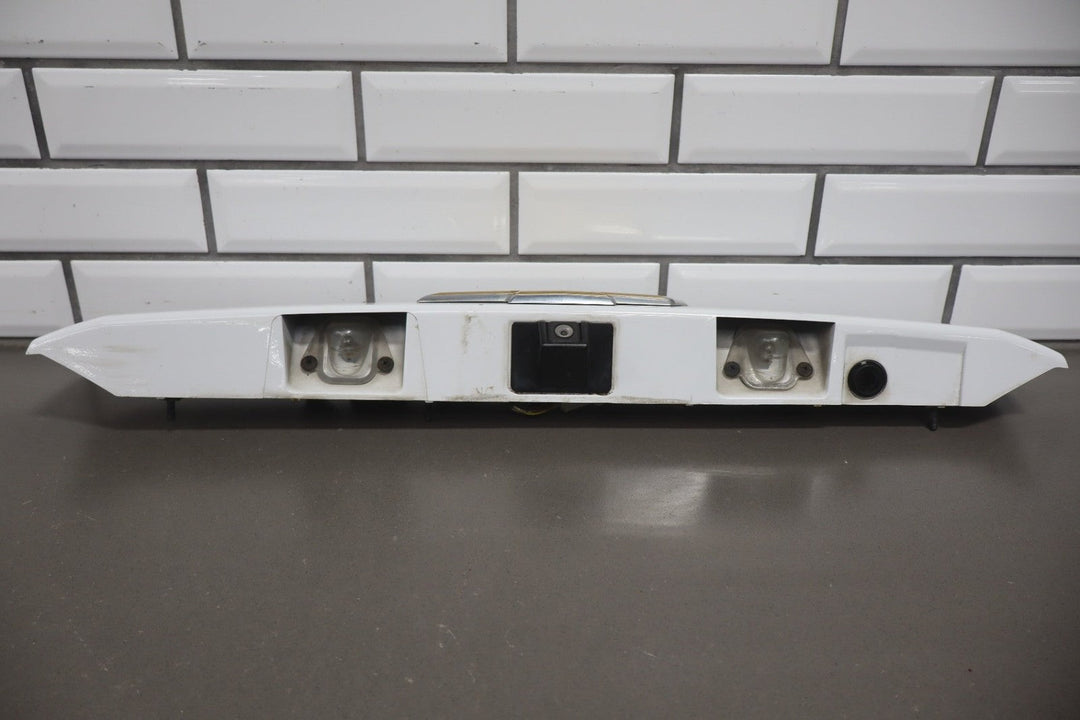 2013 Chevrolet Suburban Tail Finish Panel OEM with Backup Camera White