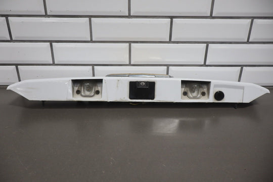 2013 Chevrolet Suburban Tail Finish Panel OEM with Backup Camera White