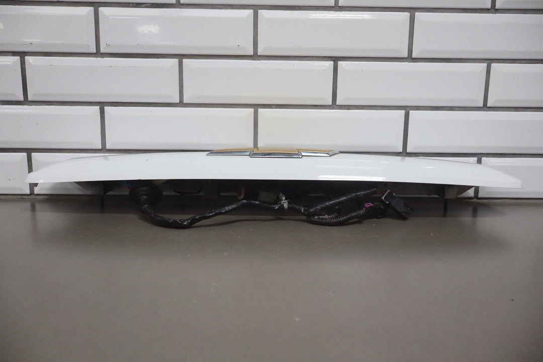 2013 Chevrolet Suburban Tail Finish Panel OEM with Backup Camera White