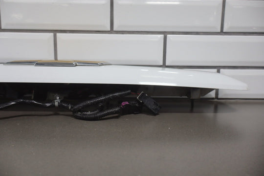 2013 Chevrolet Suburban Tail Finish Panel OEM with Backup Camera White