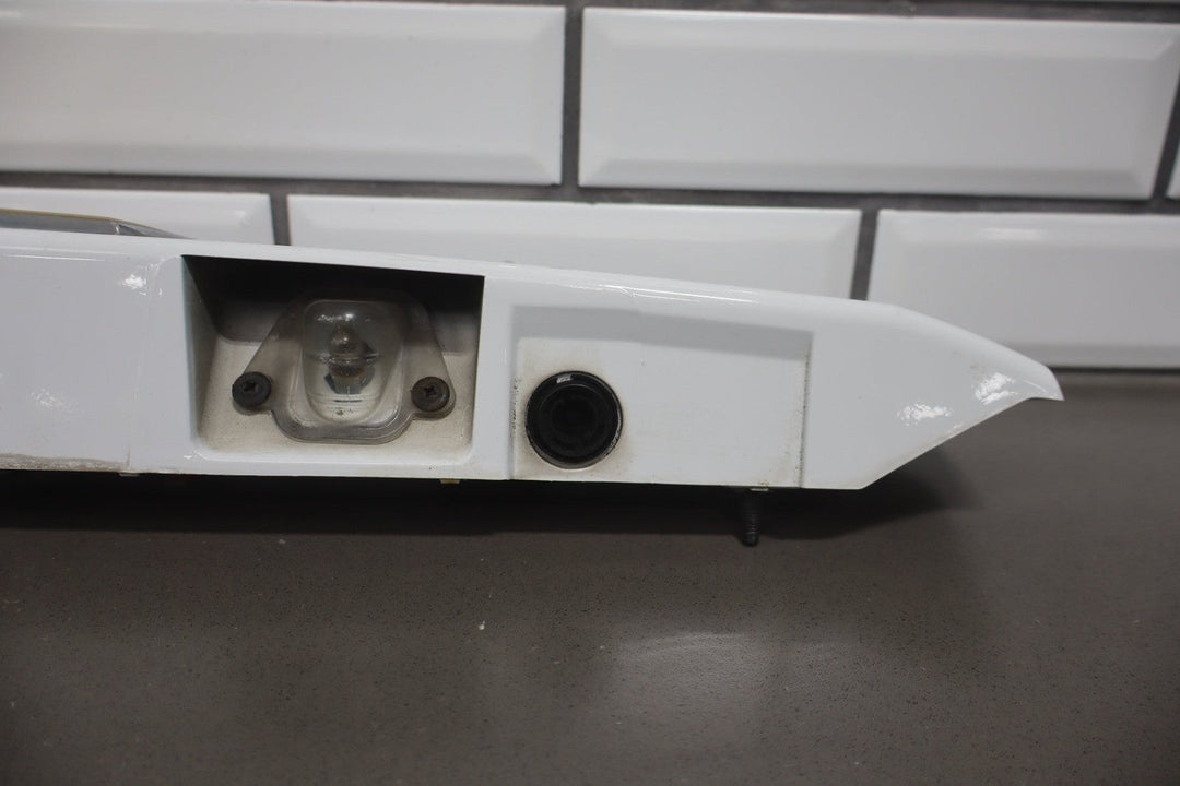 2013 Chevrolet Suburban Tail Finish Panel OEM with Backup Camera White