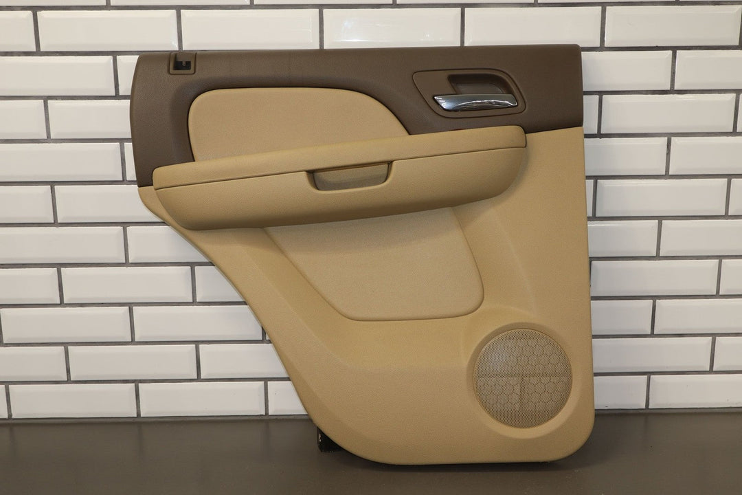 2013 Chevrolet Tahoe Left Rear Door Panel Cream 333