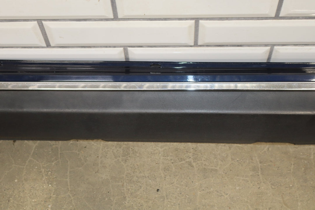 2013 Tesla Model S 60 Left Rocker Molding Blue Metallic PMMB