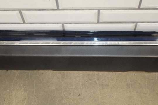 2013 Tesla Model S 60 Left Rocker Molding Blue Metallic PMMB