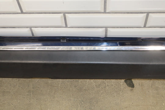 2013 Tesla Model S 60 Left Rocker Molding Blue Metallic PMMB
