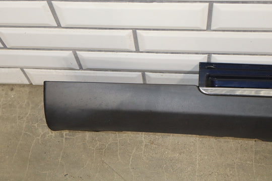 2013 Tesla Model S 60 Left Rocker Molding Blue Metallic PMMB
