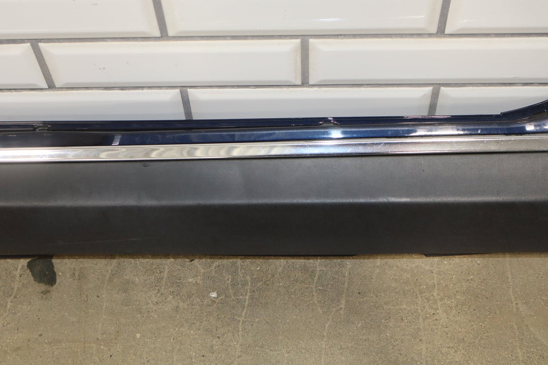 2013 Tesla Model S 60 Left Rocker Molding Blue Metallic PMMB