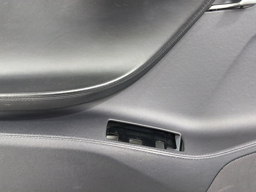 2013 Tesla Model S P85 Left Front Door Trim Panel Black