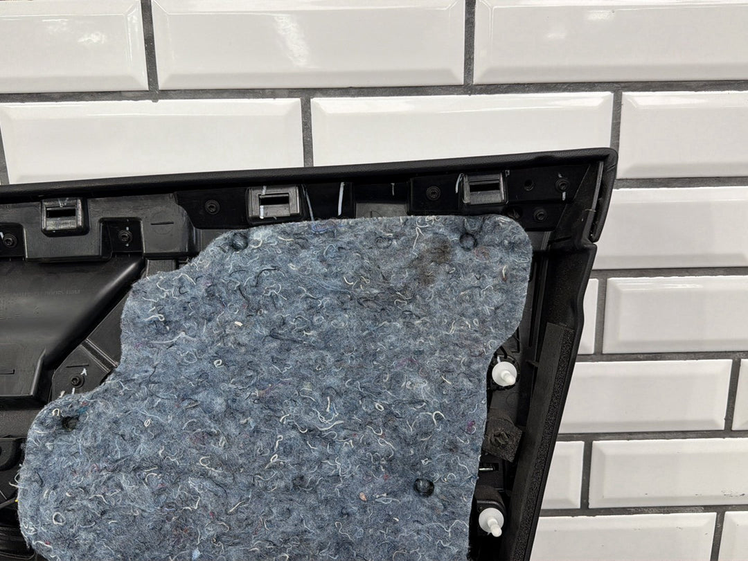 2013 Tesla Model S P85 Left Front Door Trim Panel Black