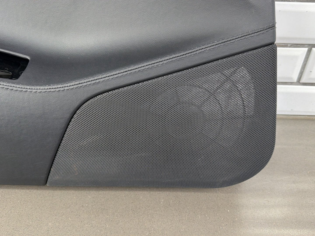 2013 Tesla Model S P85 Left Front Door Trim Panel Black