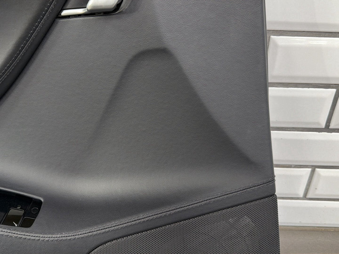 2013 Tesla Model S P85 Left Front Door Trim Panel Black