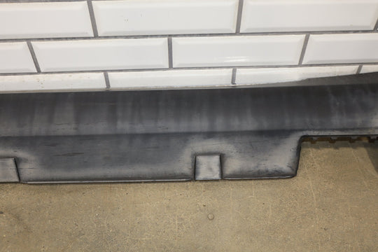2013 Tesla Model S P85 Left Rocker Molding Pearl White PPSW