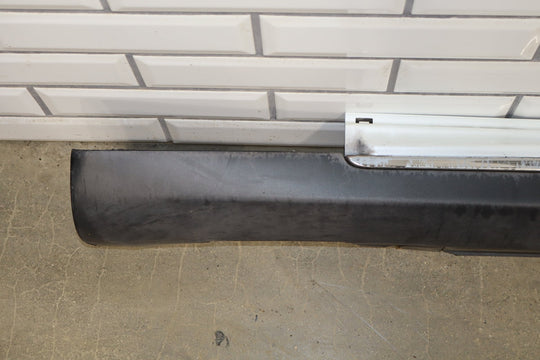 2013 Tesla Model S P85 Left Rocker Molding Pearl White PPSW