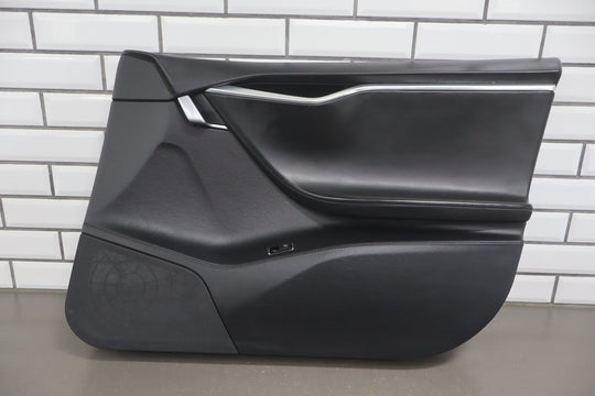 2013 Tesla Model S P85 Right Front Interior Trim Panel Black