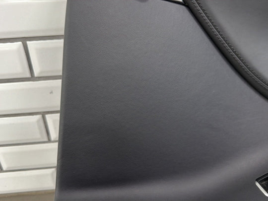 2013 Tesla Model S P85 Right Rear Door Trim Panel Black