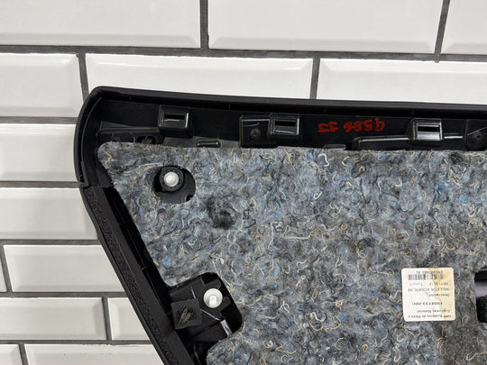 2013 Tesla Model S P85 Right Rear Door Trim Panel Black