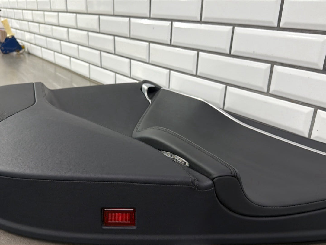2013 Tesla Model S P85 Right Rear Door Trim Panel Black