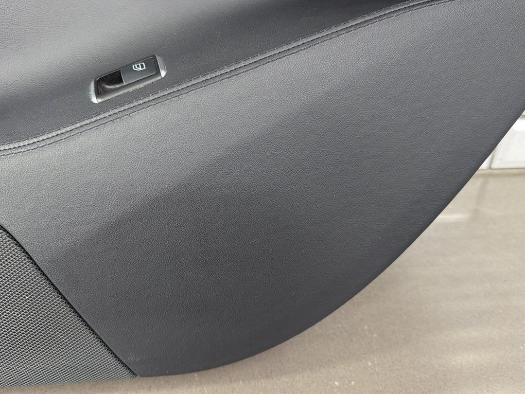 2013 Tesla Model S P85 Right Rear Door Trim Panel Black