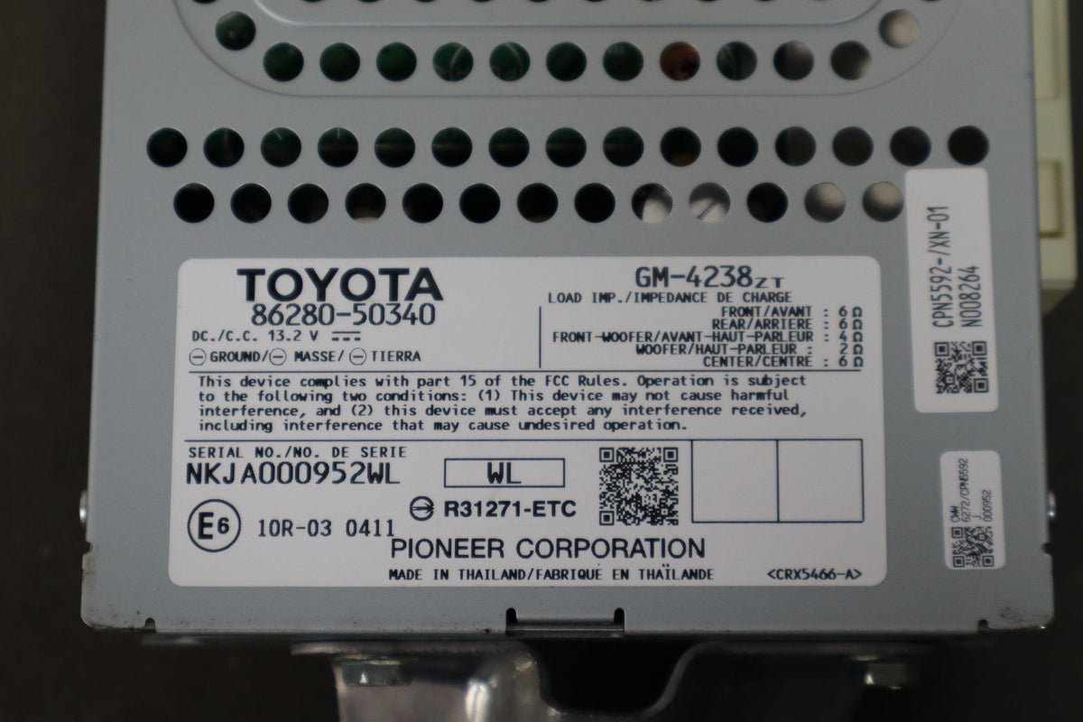 2014-2016 Lexus LS460 LS460L Radio Stereo Pioneer Amplifier AMP 86280-50340 OEM