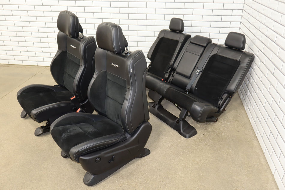 2014-21 Jeep Grand Cherokee SRT WK2 Leather Suede Seat Set X9
