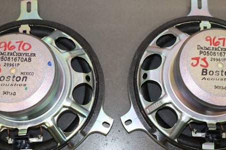 2014 Dodge Challenger Boston Acoustic Speaker Set OEM Tested