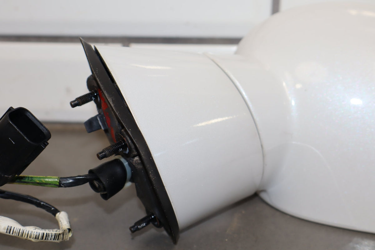 2014 Dodge Challenger Left Door Mirror Ivory Tricoat Pearl PWD