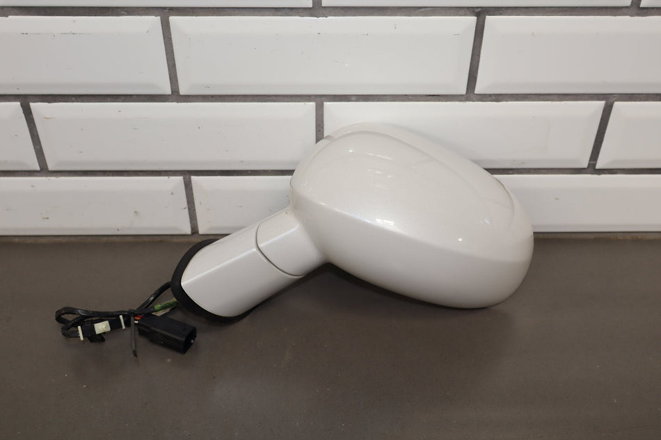 2014 Dodge Challenger Left Door Mirror Ivory Tricoat Pearl PWD