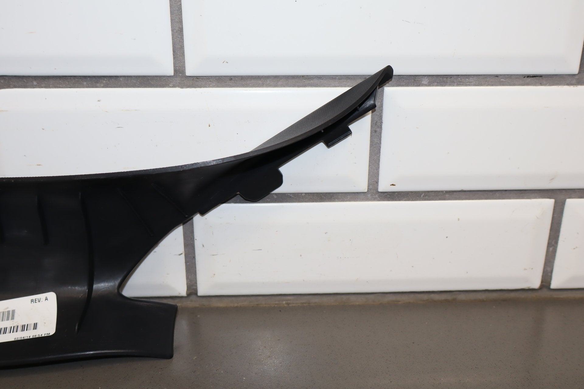 2014 Dodge Challenger Pair A Pillar Trim Dark Slate Gray DV