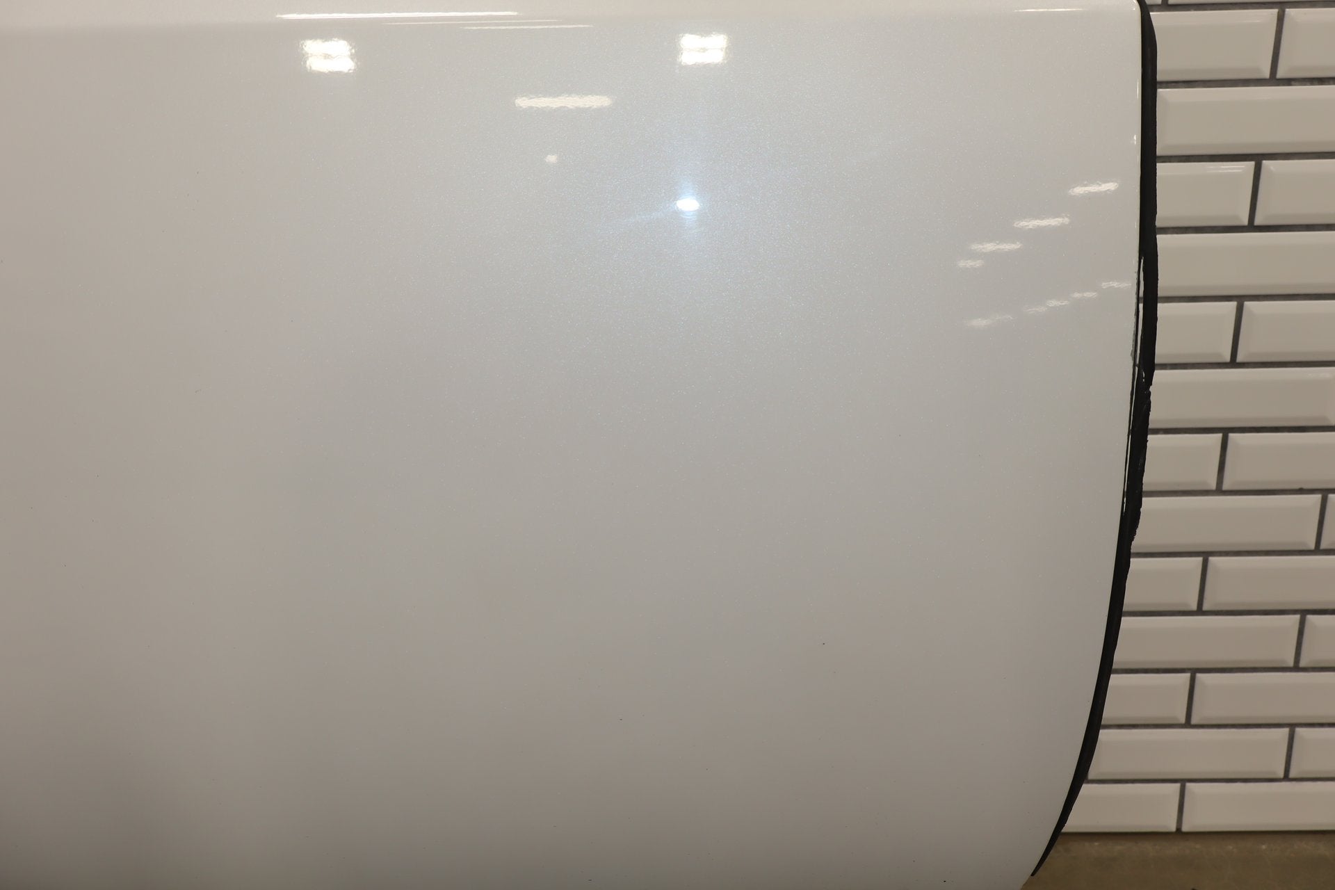 2014 Dodge Challenger Right Front Door Ivory Tricoat Pearl PWD