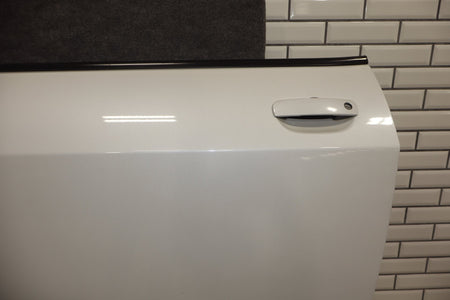 2014 Dodge Challenger R/T Left Front Door Ivory Tricoat Pearl PWD