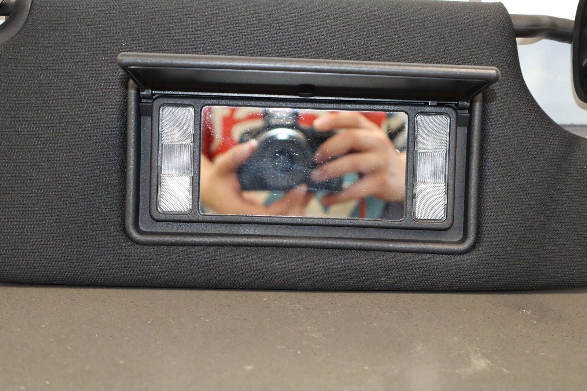2014 Dodge Challenger R/T Sun Visor Pair Left/Right Dark Slate Gray DV
