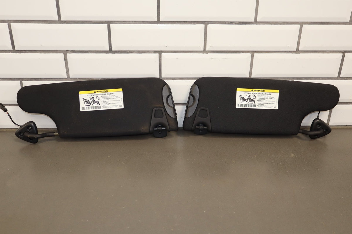 2014 Dodge Challenger R/T Sun Visor Pair Left/Right Dark Slate Gray DV