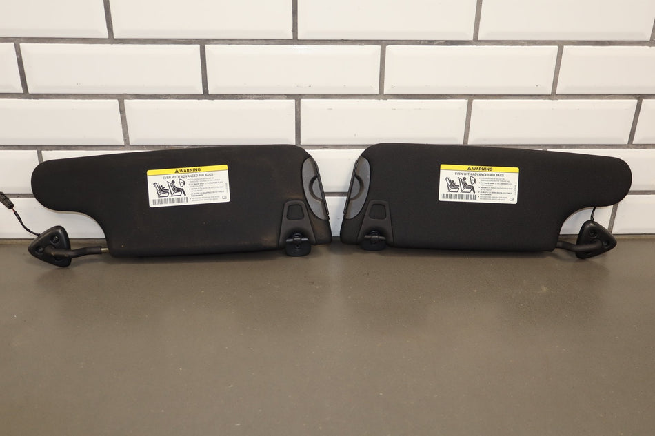 2014 Dodge Challenger R/T Sun Visor Pair Left/Right Dark Slate Gray DV