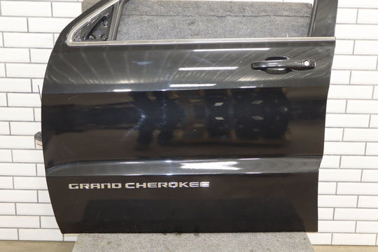2014 Jeep Grand Cherokee Left Front Door Black PXR