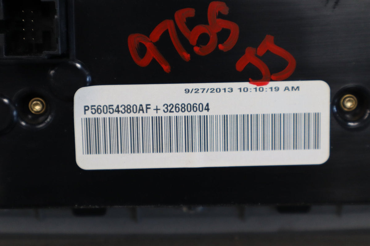 2014 Jeep Grand Cherokee Radio Bezel OEM