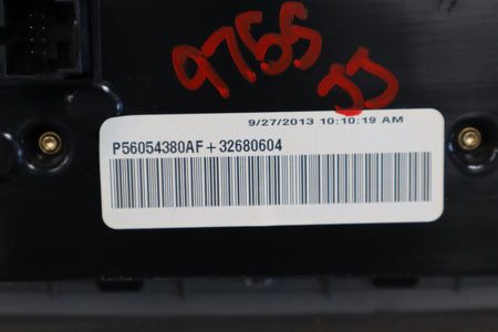 2014 Jeep Grand Cherokee Radio Bezel OEM