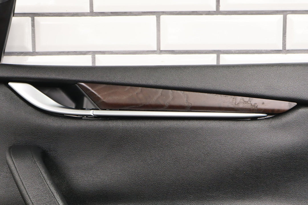 2014 Maserati Ghibli Right Front Door Trim Panel Brown TMT