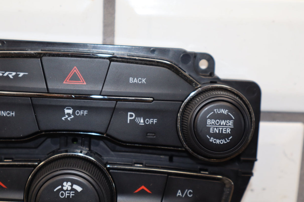 2015-16 Challenger Hellcat Climate Control Panel SRT LAUNCH 68185187AB