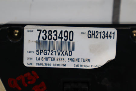 2015-16 Challenger Hellcat Climate Control Panel SRT LAUNCH 68185187AB