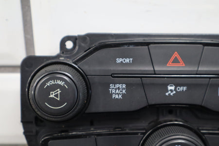 2015-16 Challenger Scat Pack Climate Control Panel Super Track 68184927AB