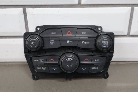 2015-16 Challenger Scat Pack Climate Control Panel Super Track 68184927AB