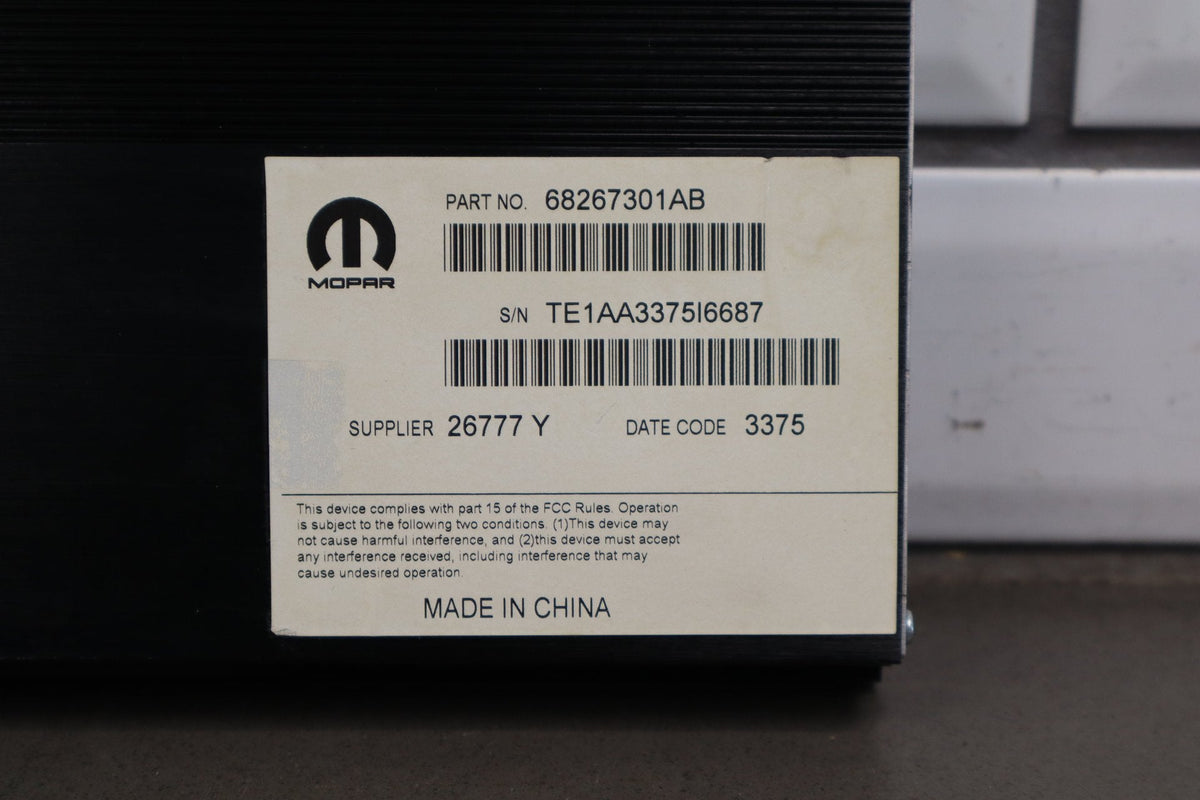 2015-16 Dodge Challenger Radio Amplifier 68267301AB OEM