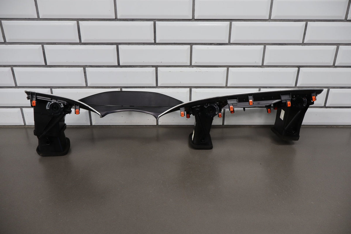 2015-18 Dodge Challenger Cluster Radio Bezel Brushed Aluminum SRT Scat Pack