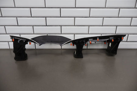 2015-18 Dodge Challenger Cluster Radio Bezel Brushed Aluminum SRT Scat Pack