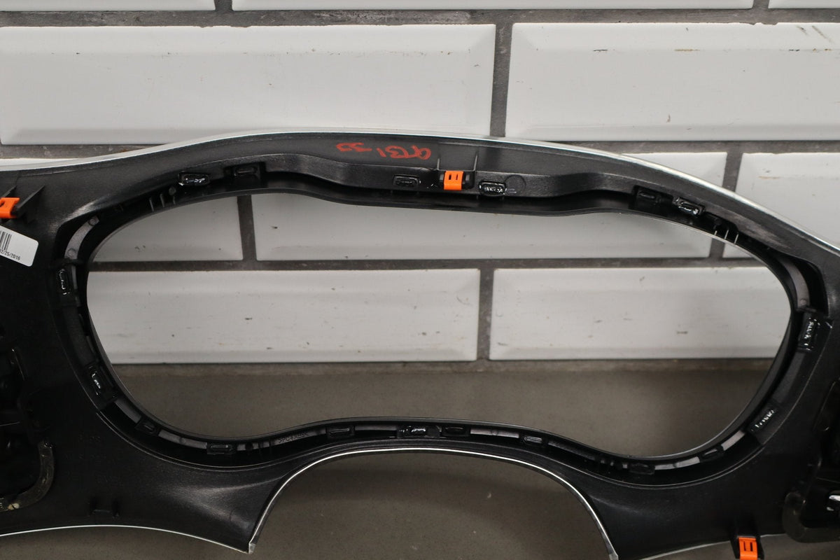 2015-18 Dodge Challenger SRT Hellcat Cluster Radio Bezel Brushed OEM