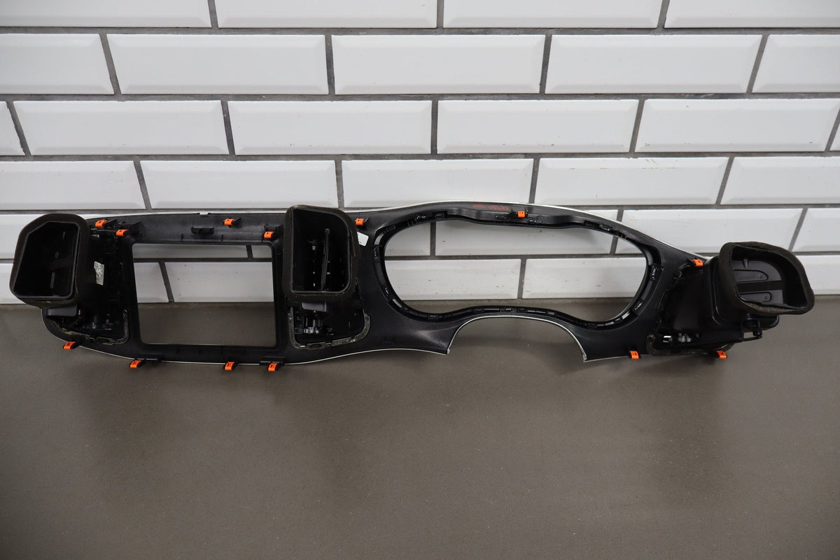 2015-18 Dodge Challenger SRT Hellcat Cluster Radio Bezel Brushed OEM