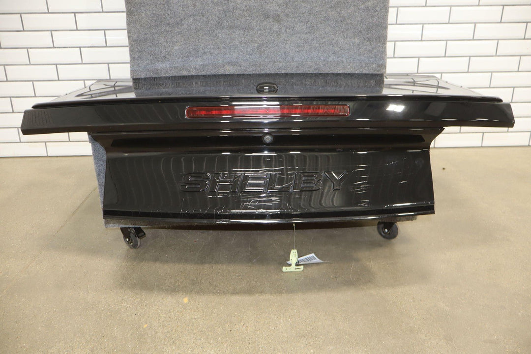 2015 - 2022 Ford Mustang Convertible Trunk/Decklid with Spoiler (Shadow Black G1)