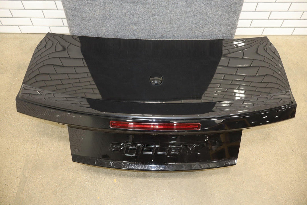 2015 - 2022 Ford Mustang Convertible Trunk/Decklid with Spoiler (Shadow Black G1)