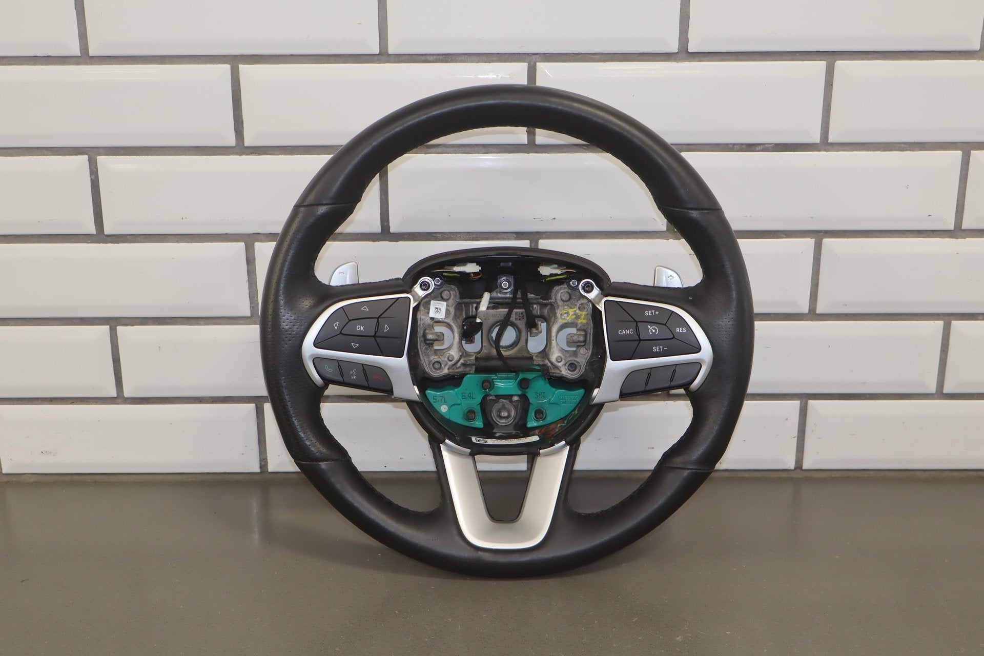 2015-2023 Dodge Challenger Heated Leather Steering Wheel 5VG201XCAD OEM